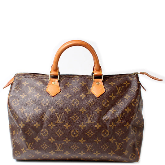 Louis Vuitton Speedy 35 Monogram Handbag Monogram Dad738E0