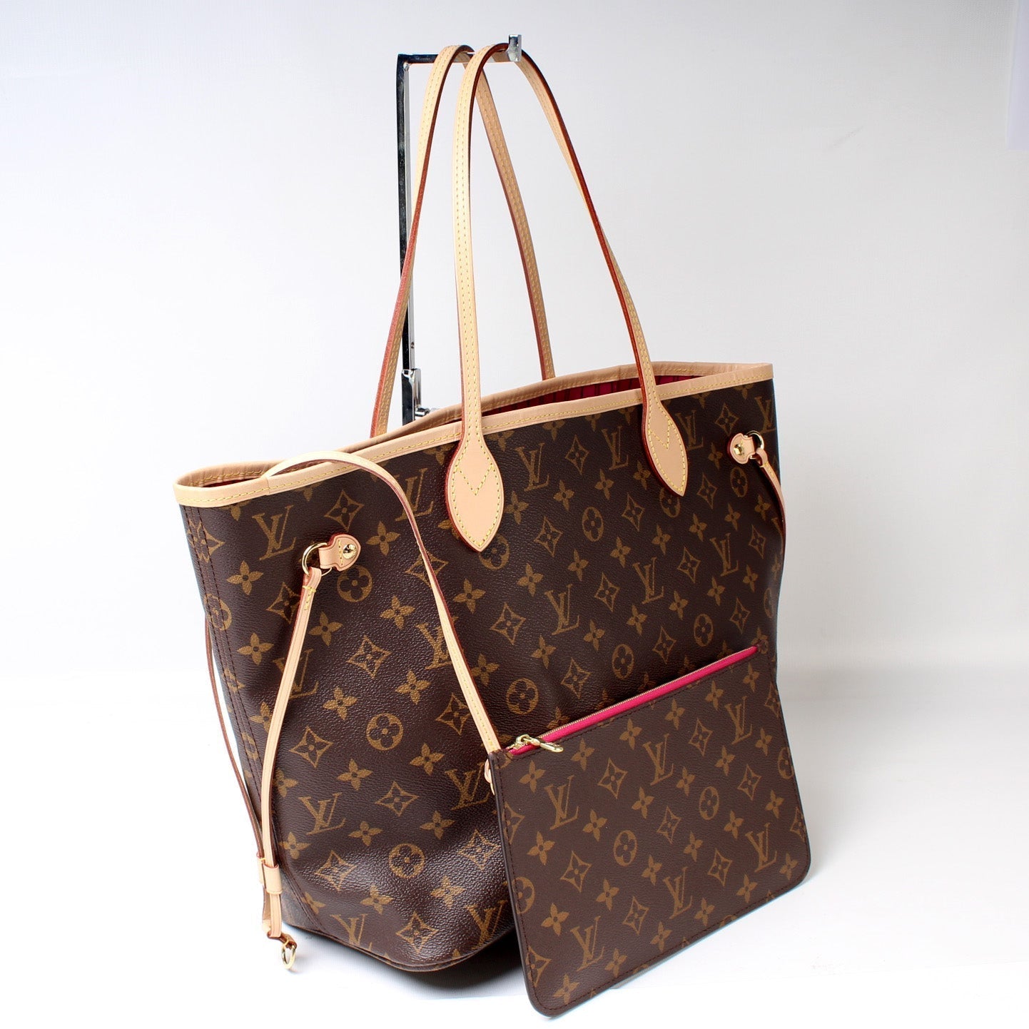 Louis Vuitton Neverfull MM Monogram Wallet Case 23