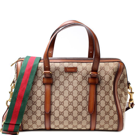 Gucci Lady Web Boston Travel Bag