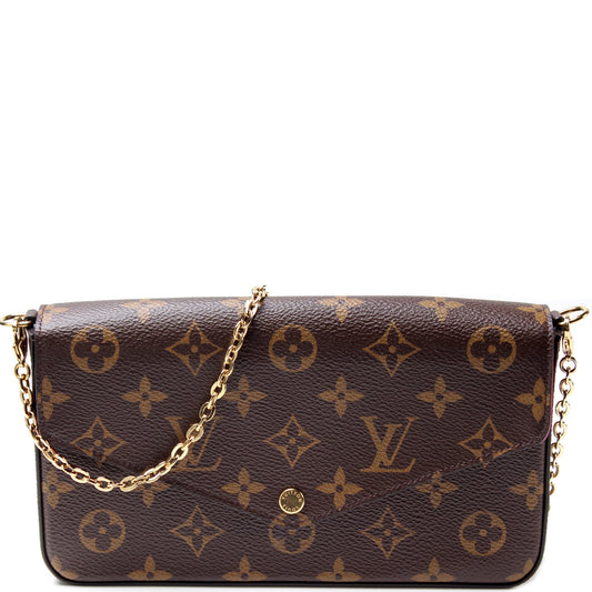 Louis Vuitton Pochette Felicie Monogram Clutch Bag Monogram 27