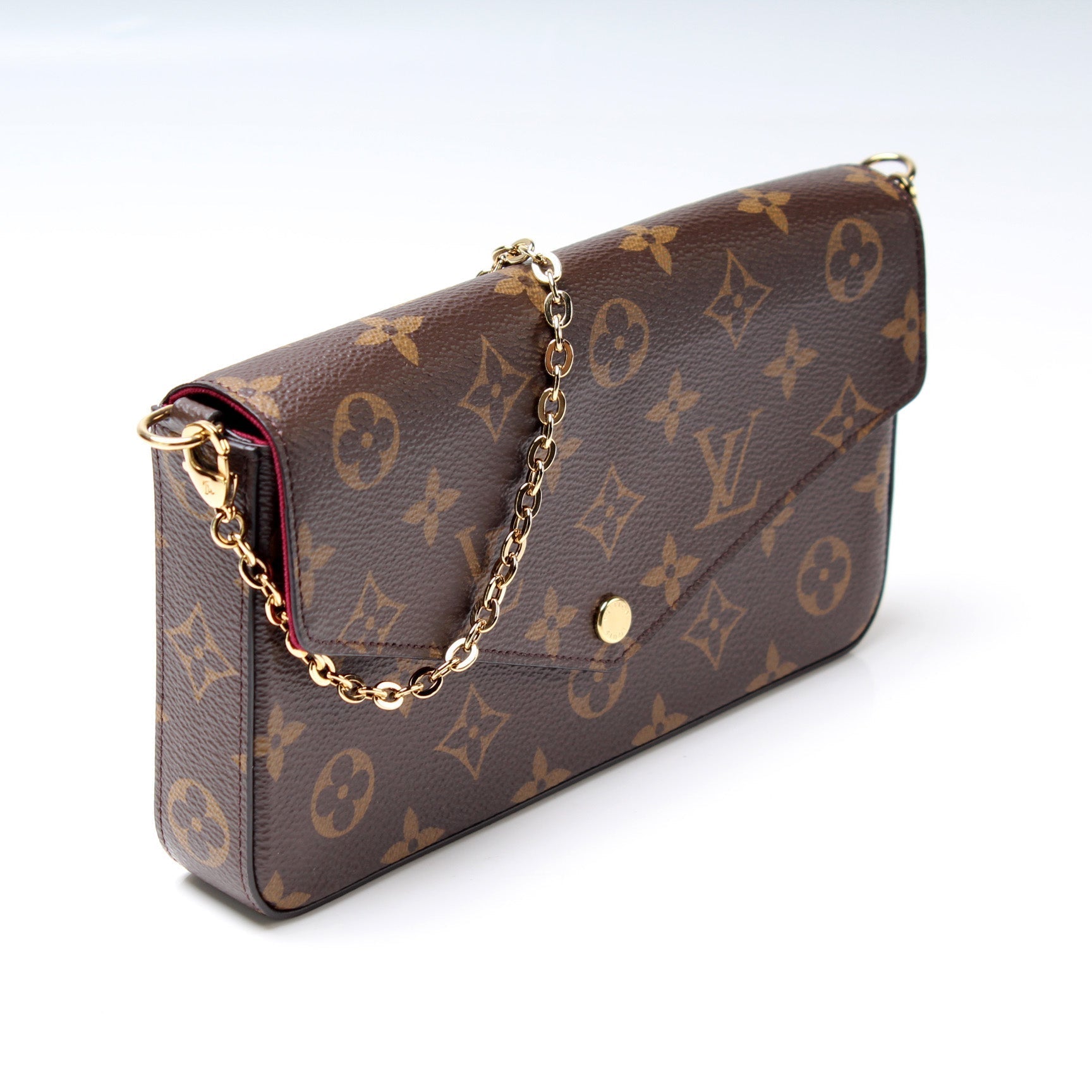 Louis Vuitton Pochette Felicie Monogram Clutch Bag Monogram 27
