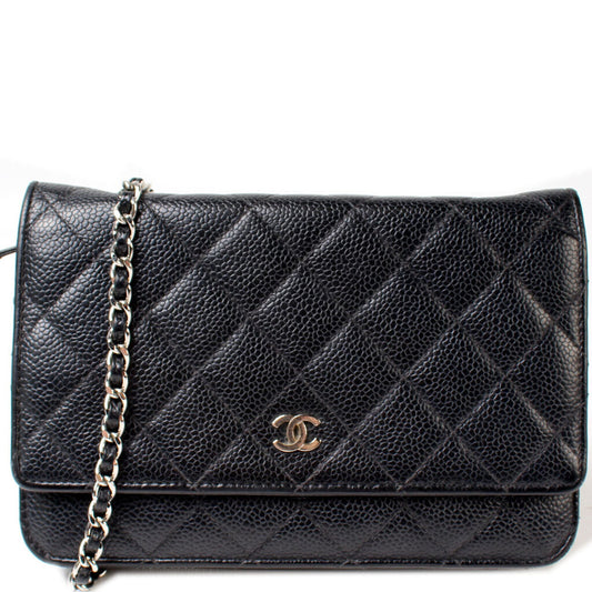 Chanel WOC Classic Quilted Caviar Clutch Bag Caviar 2