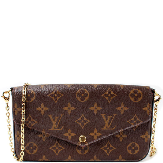 Louis Vuitton Pochette Felicie Monogram Clutch Bag Monogram 28
