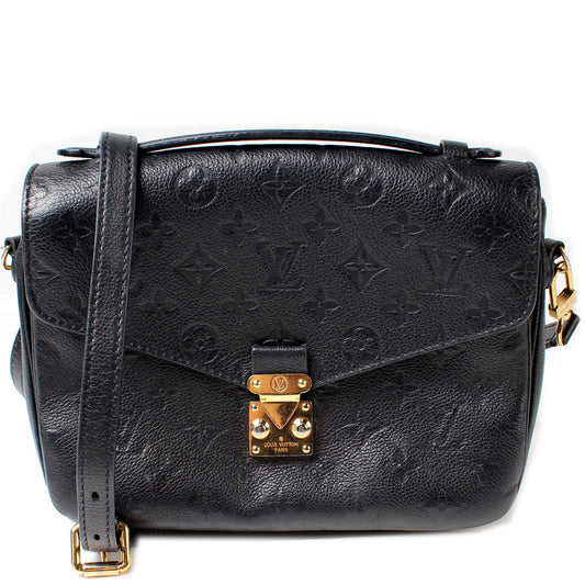 Louis Vuitton Pochette Metic Empreinte Clutch Bag