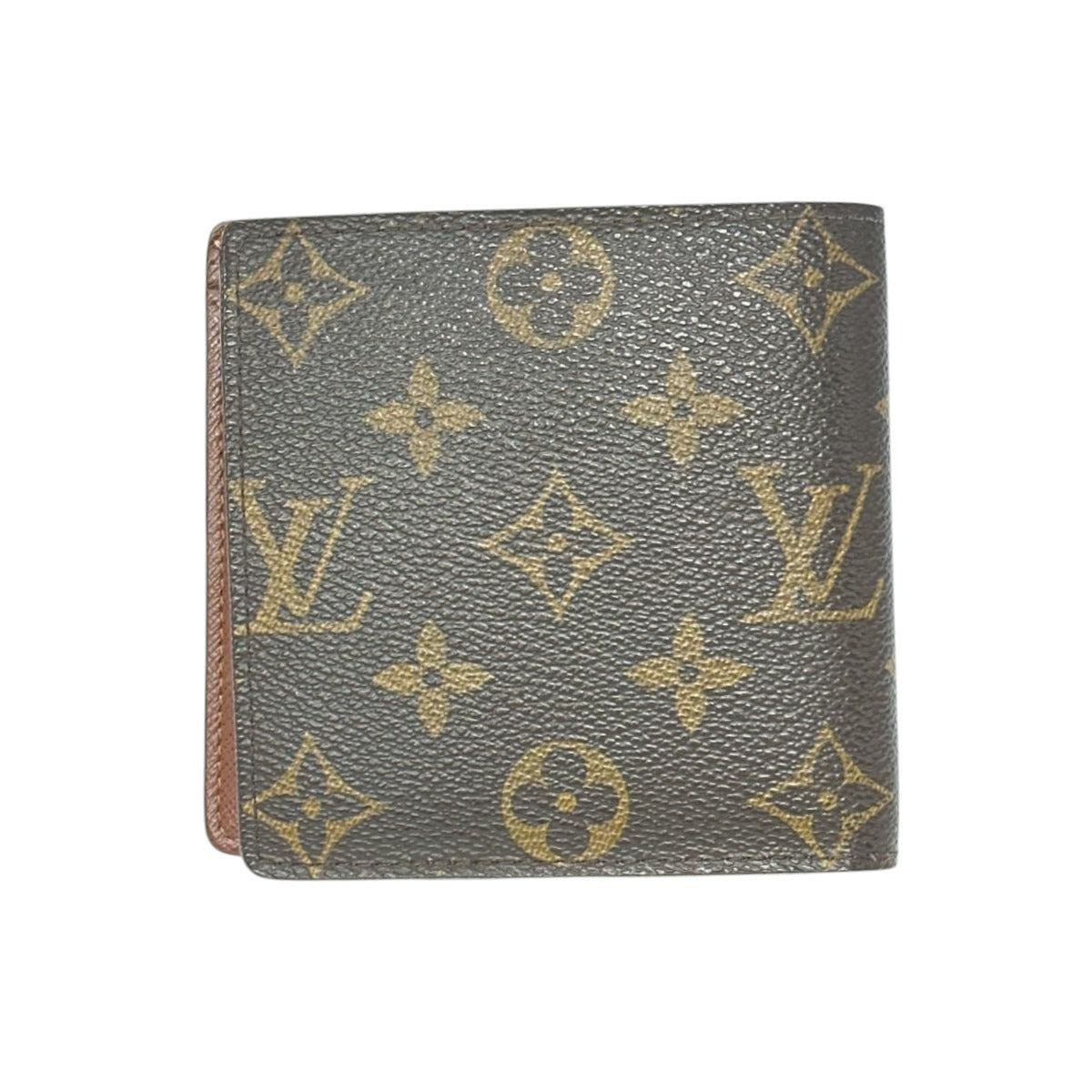 Louis Vuitton Bifold M61675 Portefeuille EMarco Monogram Canvas Brown Wallet Case