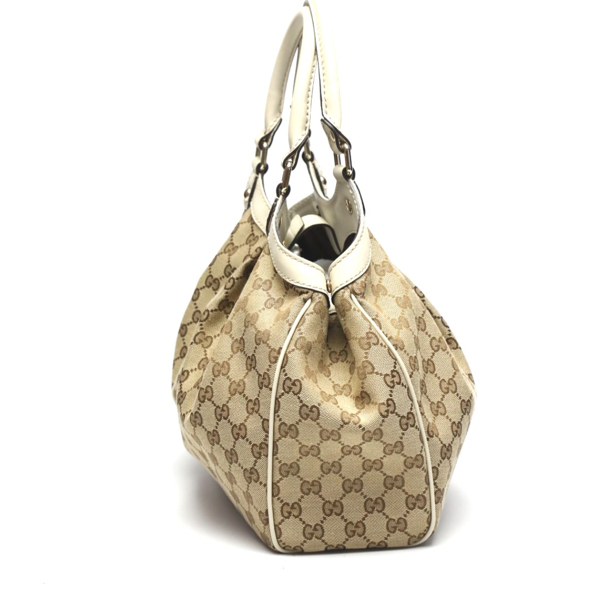 Gucci GG pattern Sukey Canvas Brown Travel Bag