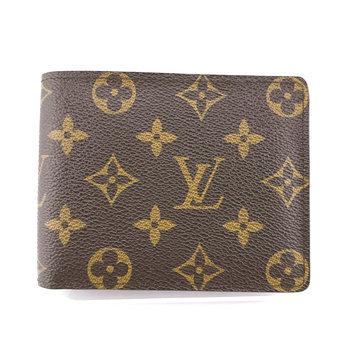 Louis Vuitton Bifold M60026 Bifold Portefeuille Florin Monogram Canvas Brown Wallet Case 0