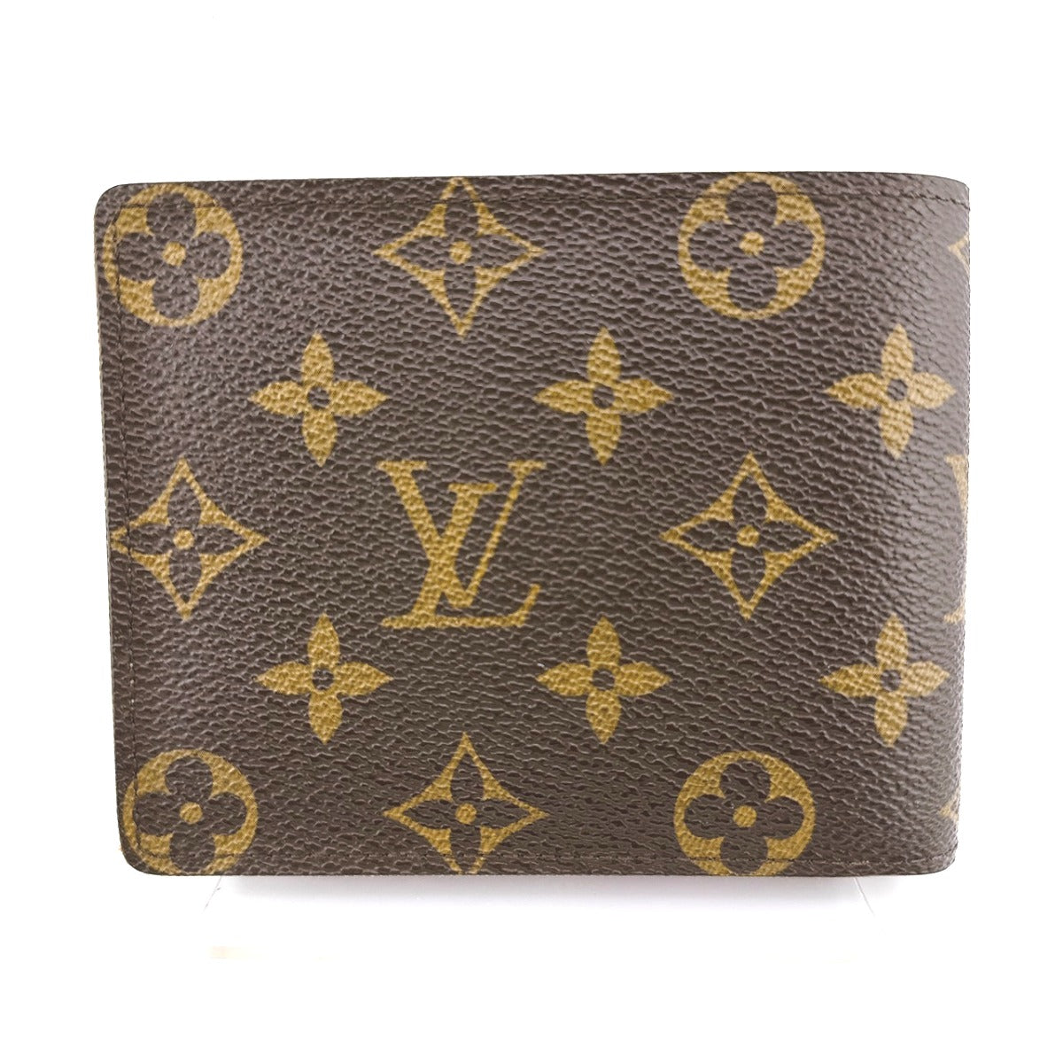 Louis Vuitton Bifold M60026 Bifold Portefeuille Florin Monogram Canvas Brown Wallet Case 0