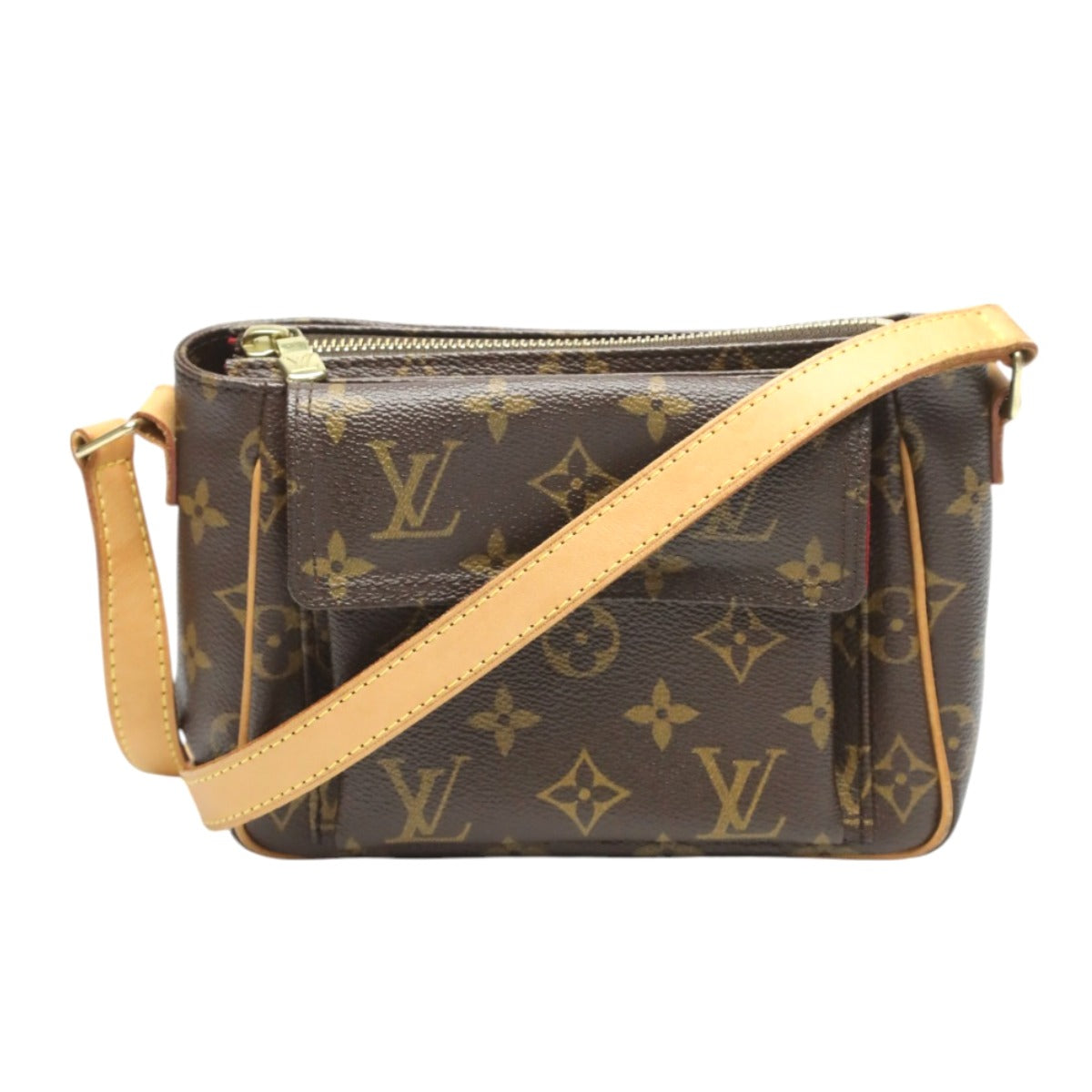 Louis Vuitton M51165 Viva Cite PM Monogram Canvas Brown Shoulder Bag