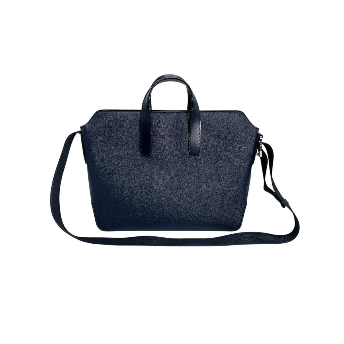 Hermes Business Bag Epsom Epsom Porto Document City News Leather Navy Travel Bag