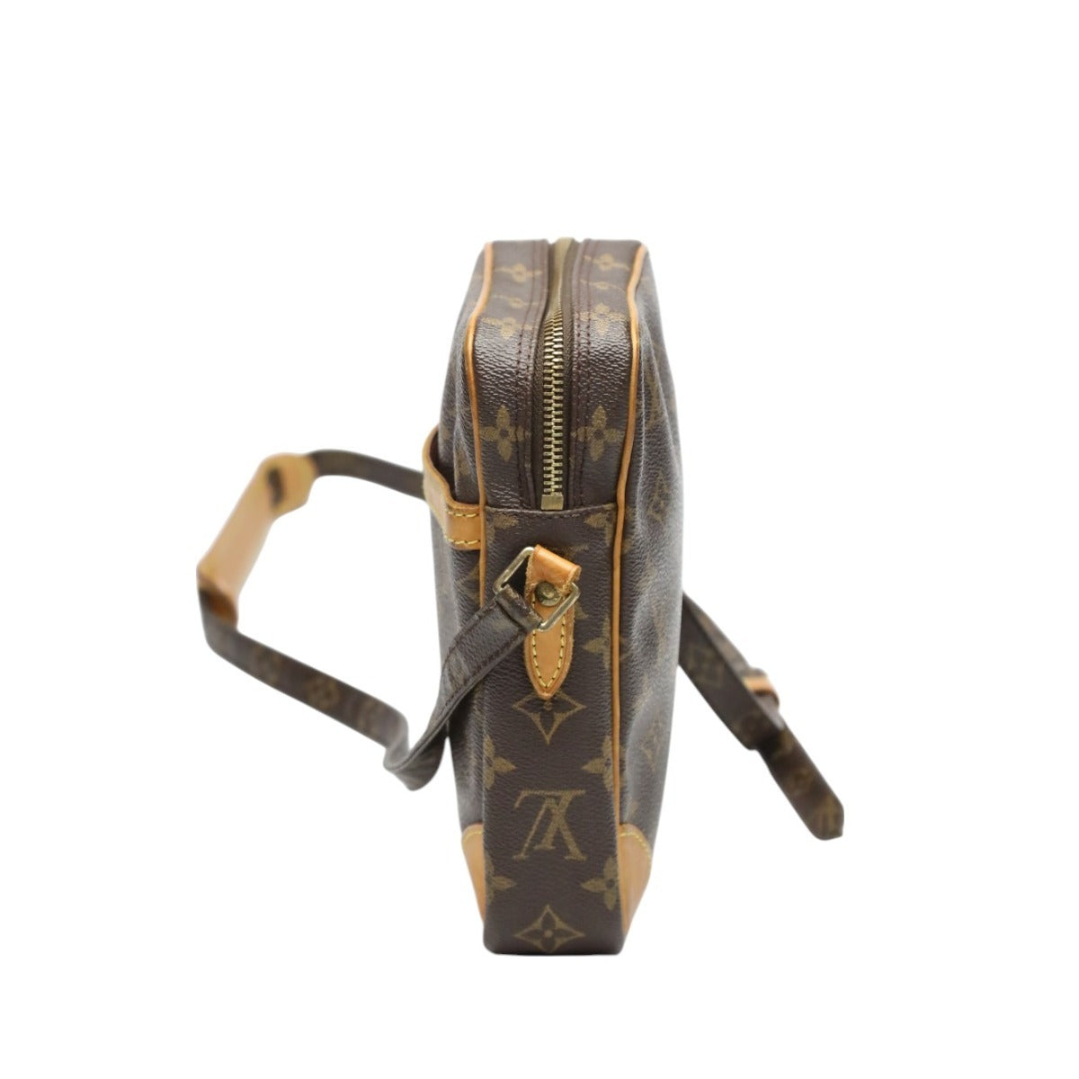 Louis Vuitton M45266 Danube Monogram Canvas Brown Shoulder Bag 5