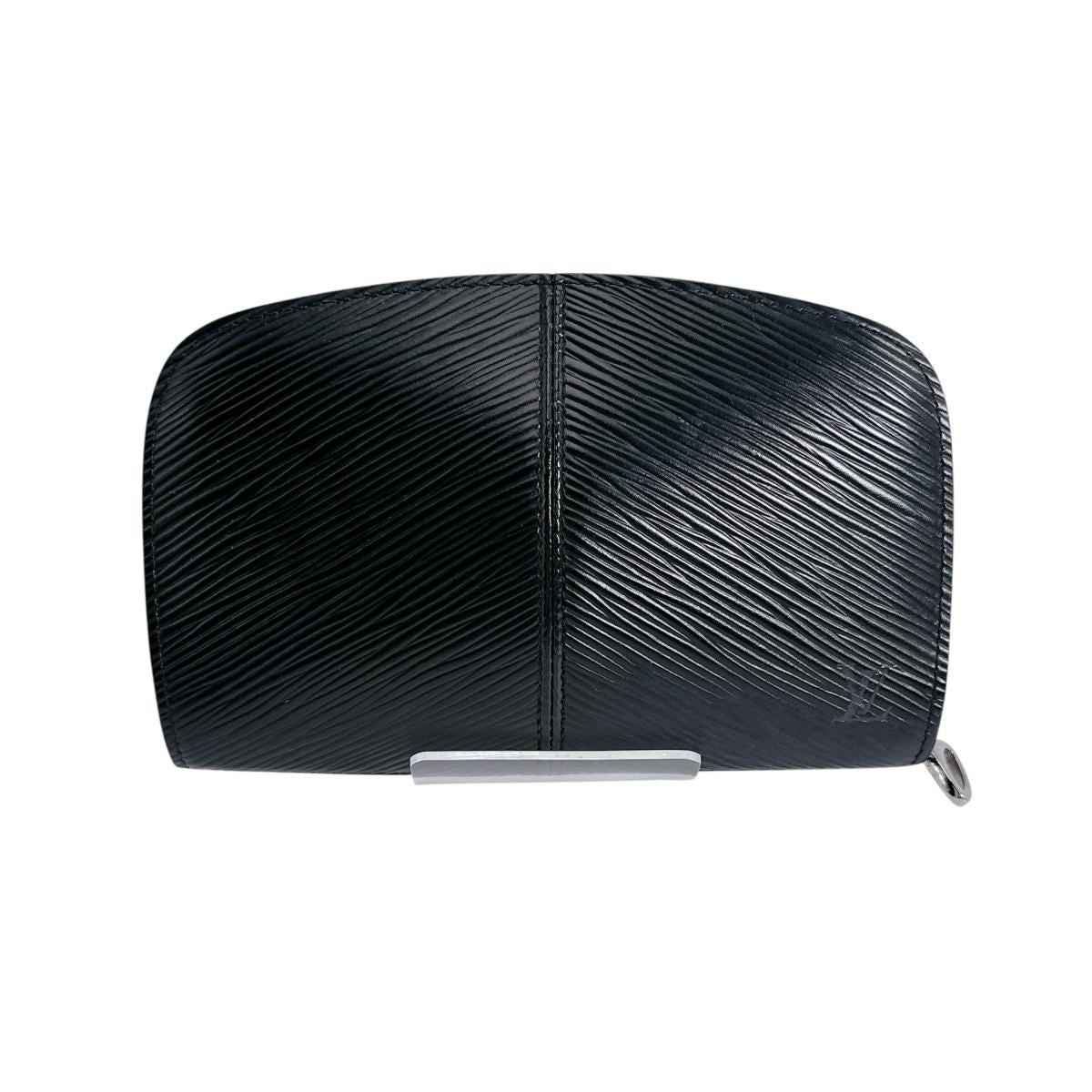 Louis Vuitton Long Purse M63442 Epi Long Leather Black Wallet Case