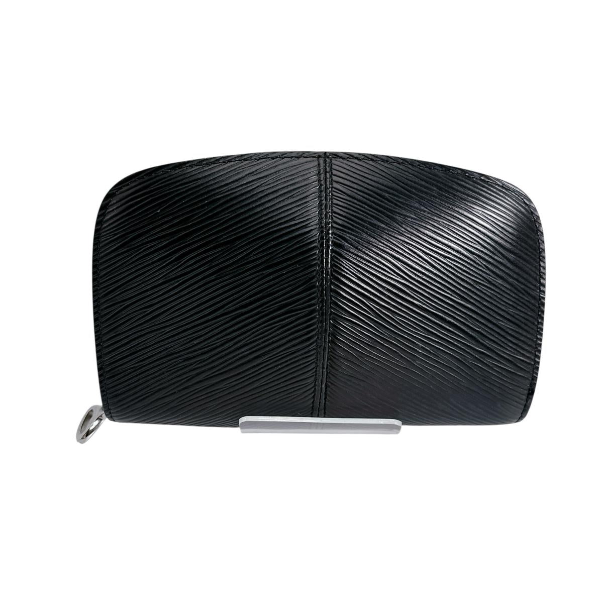 Louis Vuitton Long Purse M63442 Epi Long Leather Black Wallet Case