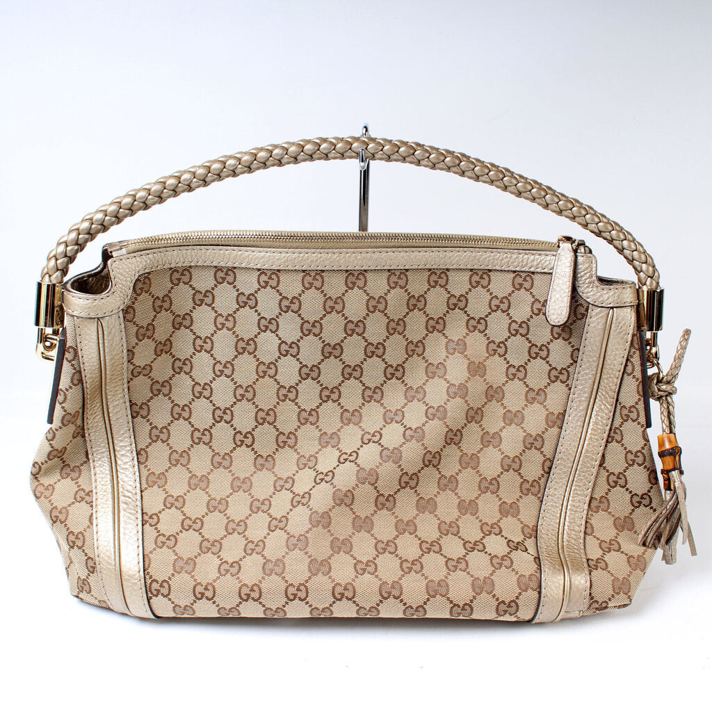 Gucci Bella Zip Top Handle Travel Bag