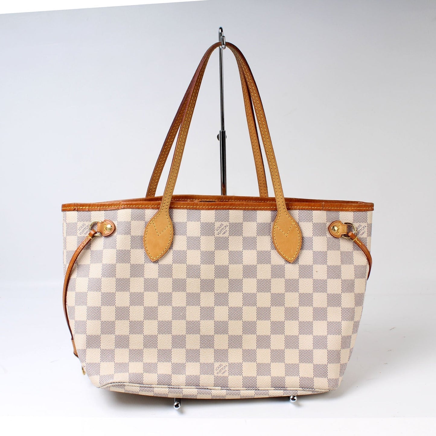 Louis Vuitton Neverfull PM Azur Damier Tote Bag