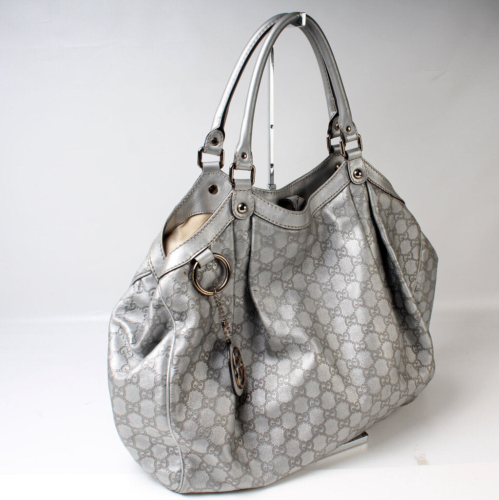 Gucci Sukey GG sima Large Travel Bag
