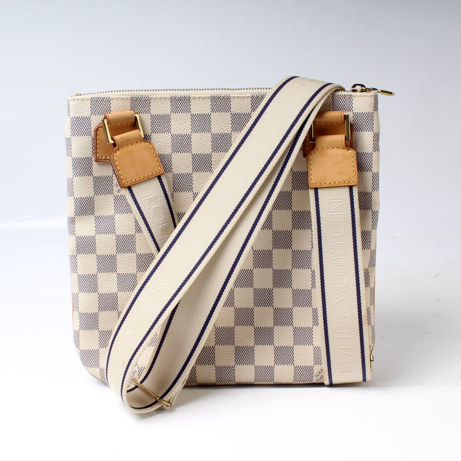 Louis Vuitton Pochette Bosphore Azur Damier Clutch Bag Azur 10
