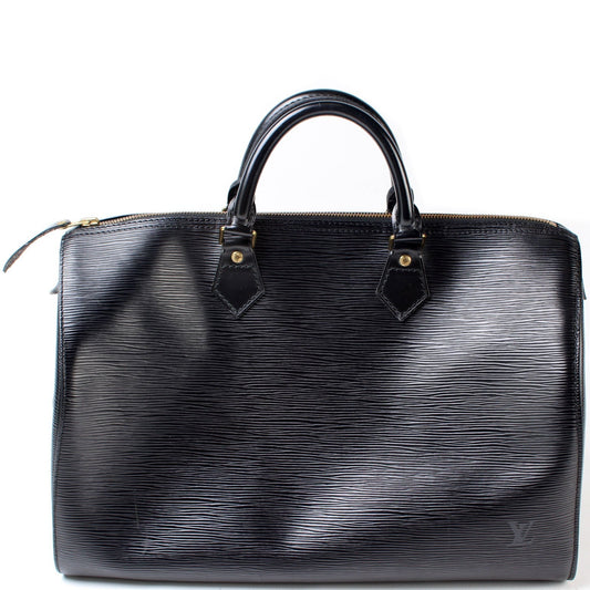 Louis Vuitton Speedy 35 Epi Handbag Epi 9