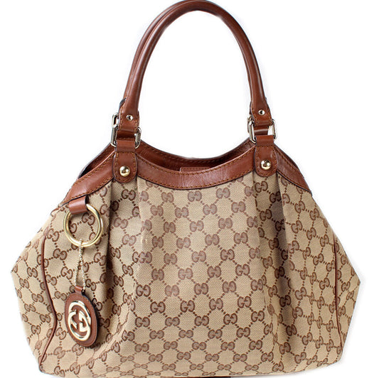 Gucci Sukey Canvas Tote Bag