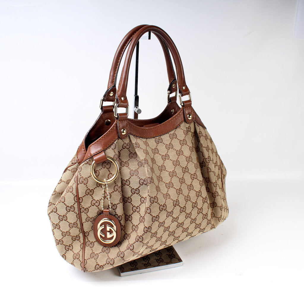 Gucci Sukey Canvas Tote Bag