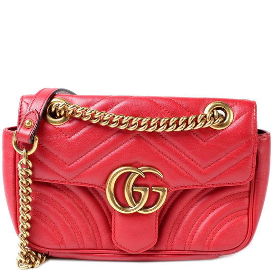 Gucci Marmont Mini Flap Shoulder Bag Flap 1