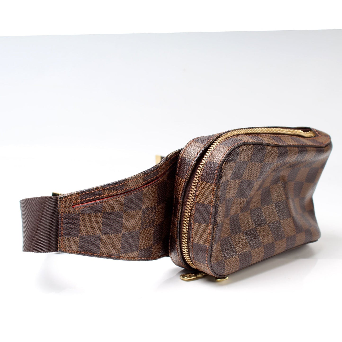 Louis Vuitton Geronimos Ebene Damier Handbag Ebene Bd0777Fa