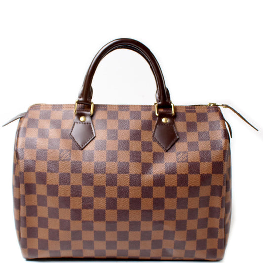 Louis Vuitton Speedy 30 Ebene Damier Handbag Ebene Fa8Efb4D