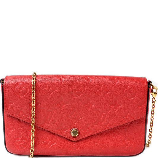 Louis Vuitton Pochette Felicie Empreinte Clutch Bag Empreinte Ee555B17