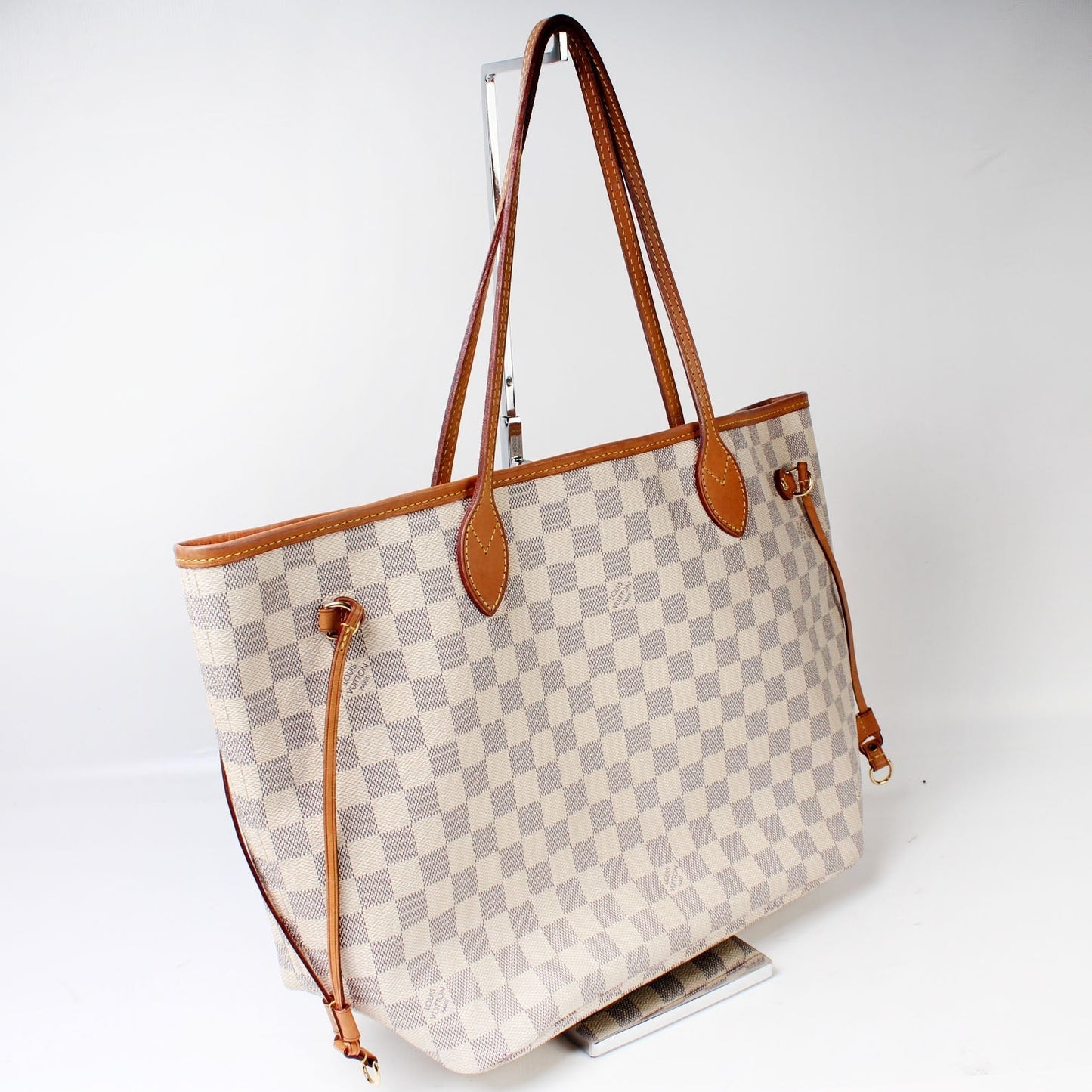 Louis Vuitton Neverfull MM Azur I Damier Tote Bag