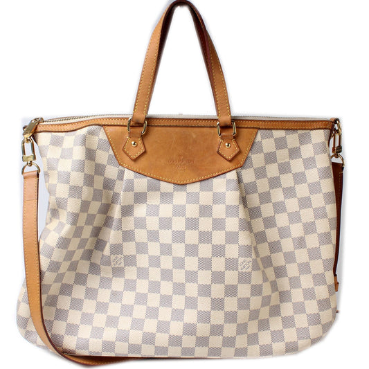 Louis Vuitton Siracusa Azur GM Damier Handbag