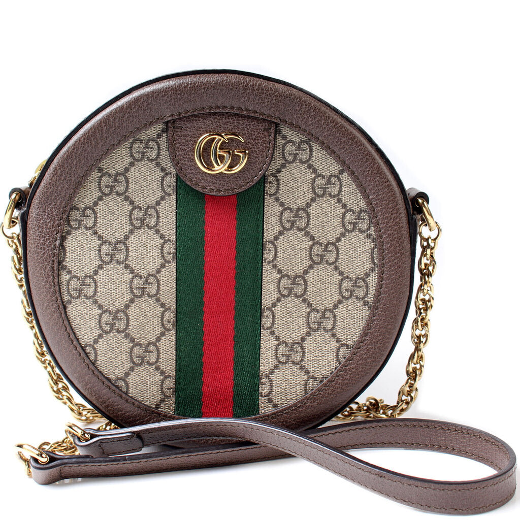 Gucci Ophidia GG Supreme Round Small Crossbody Bag Crossbody 2F021213