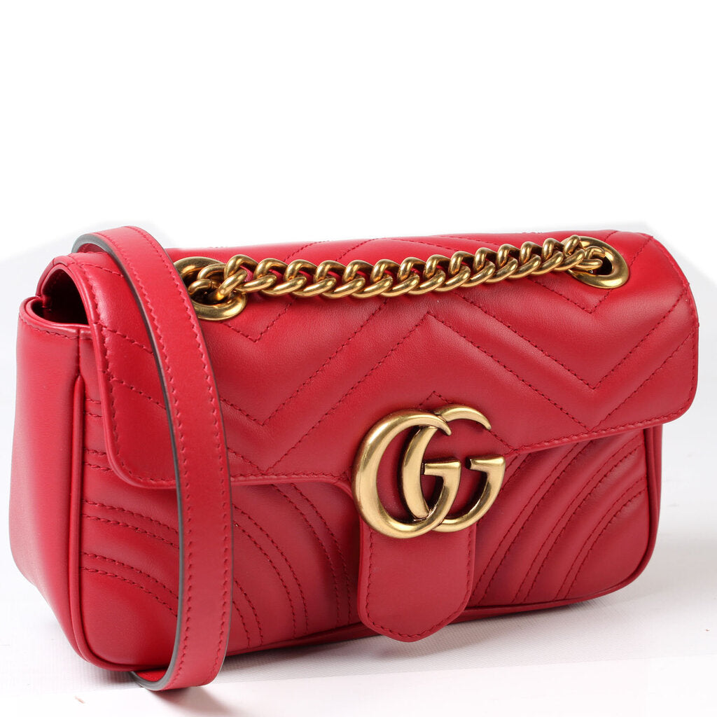 Gucci Marmont Mini Flap Shoulder Bag Flap 8415F5De