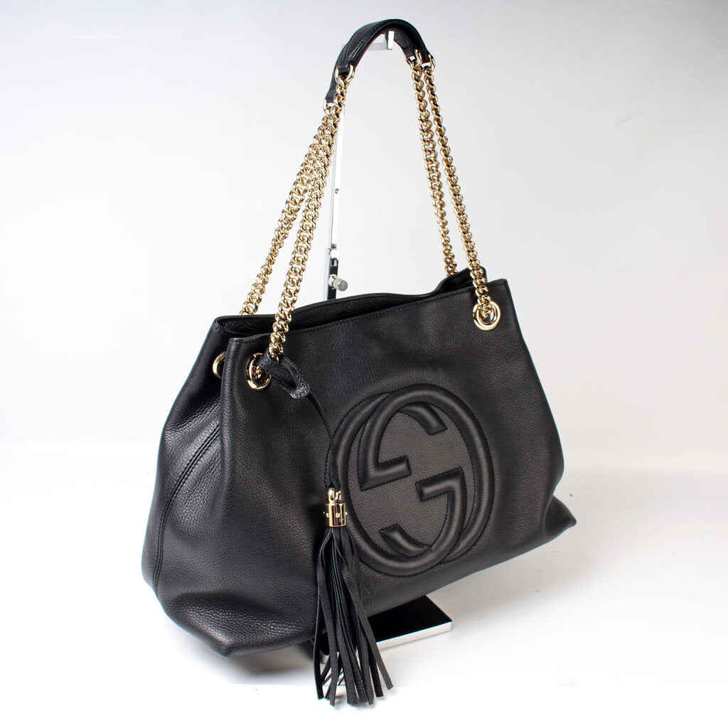 Gucci Soho Med Leather Shoulder Bag
