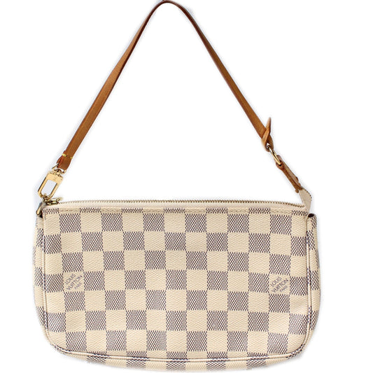 Louis Vuitton Pochette Accessories Dameir Azur Clutch Bag