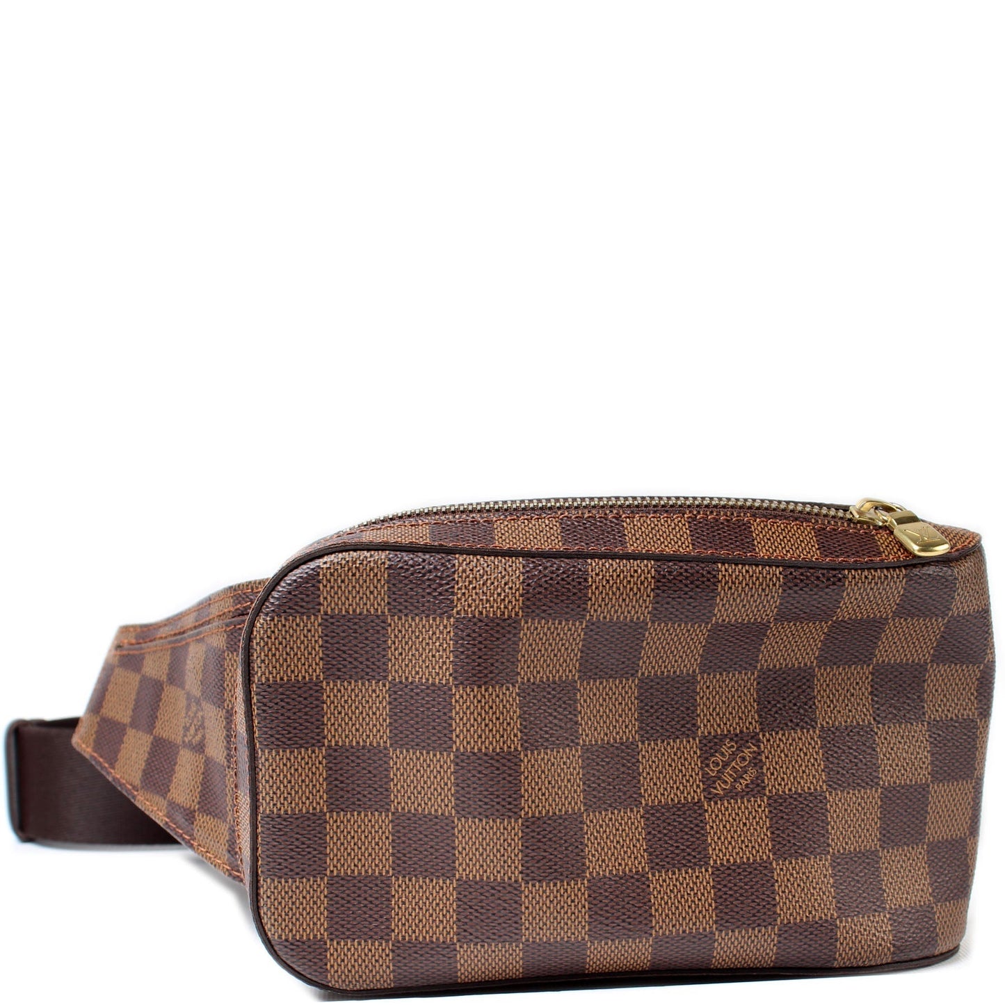 Louis Vuitton Geronimos Ebene Damier Handbag Ebene Acb4831D