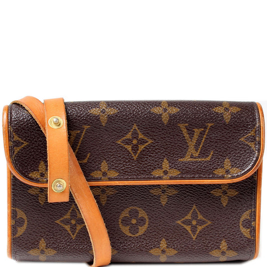 Louis Vuitton Pochette Florentine Monogram Clutch Bag Monogram 939042Bb