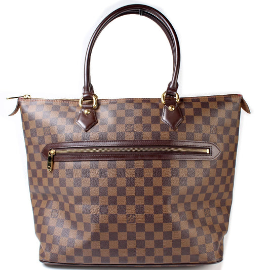 Louis Vuitton Saleya Ebene GM Damier Handbag