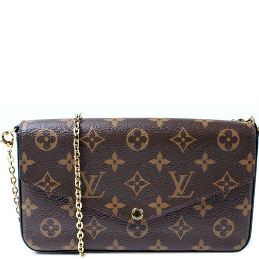 Louis Vuitton Pochette Felicie Monogram Clutch Bag Monogram 42