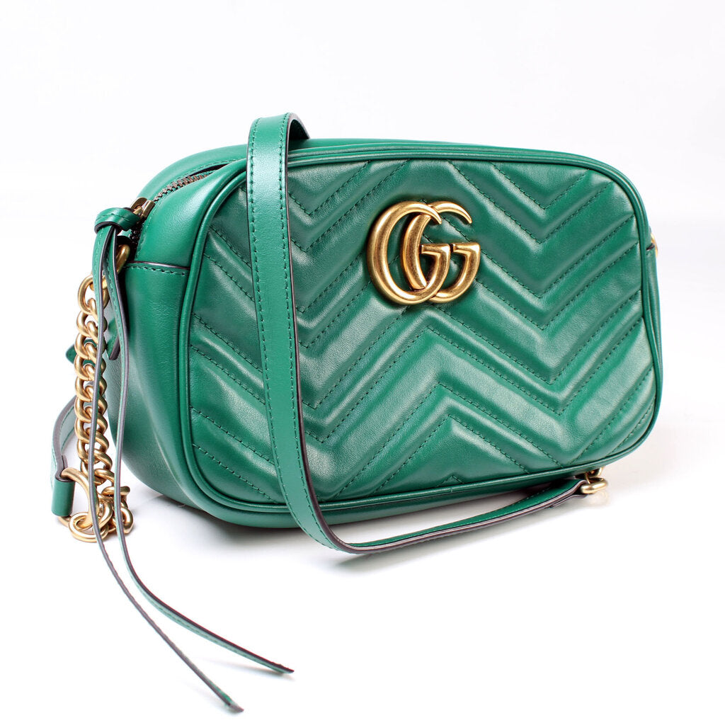 Gucci Marmont Camera Leather Small Crossbody Bag Camera 9E9A5224