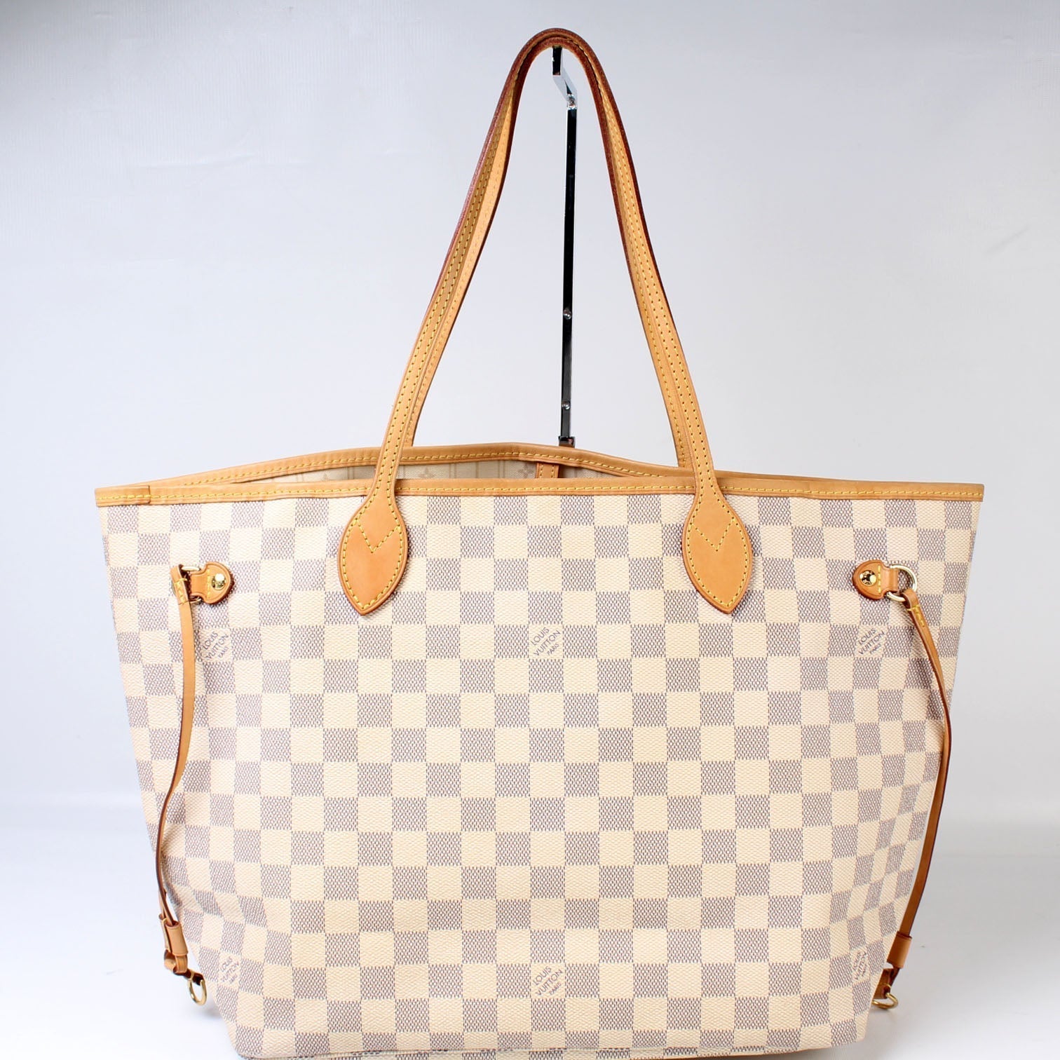 Louis Vuitton Neverfull MM Azur Damier Tote Bag Azur 2D093Af9