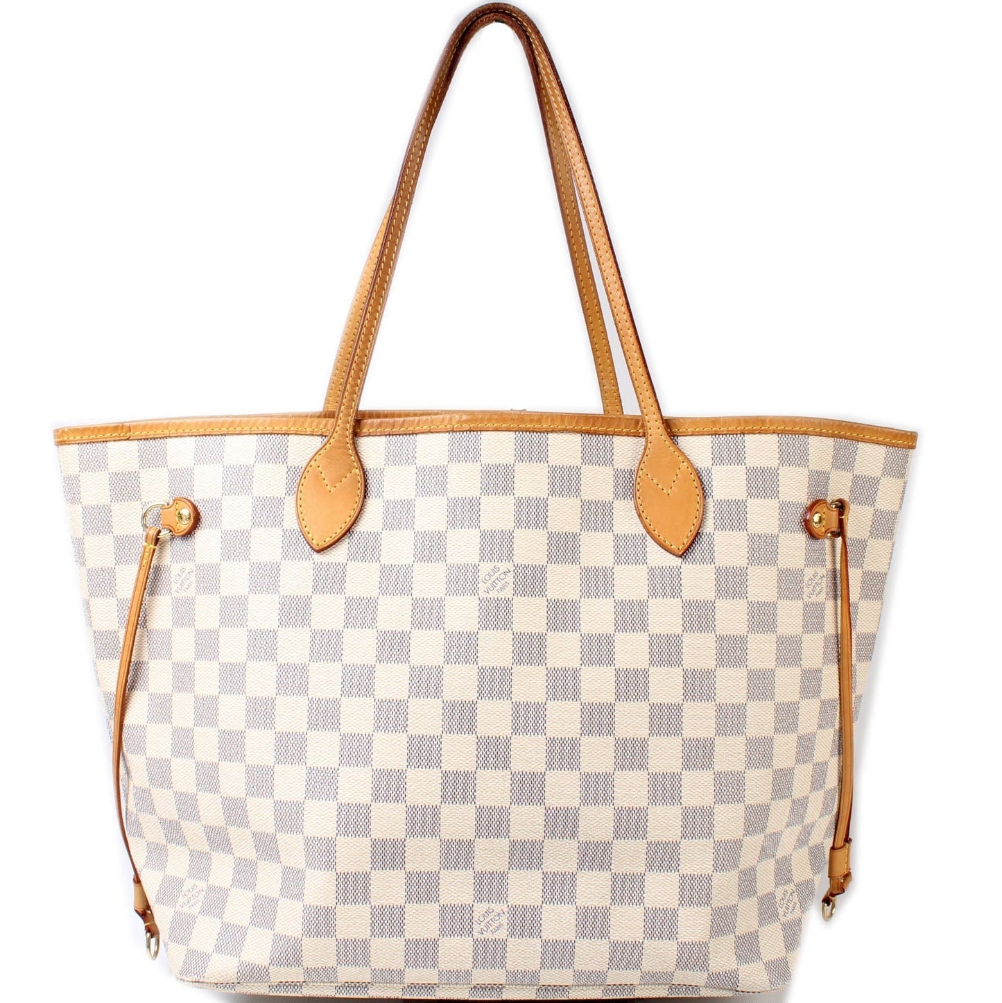 Louis Vuitton Neverfull MM Azur Damier Tote Bag Azur 37