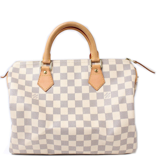 Louis Vuitton Speedy 30 Azur Damier Handbag Damier Azur