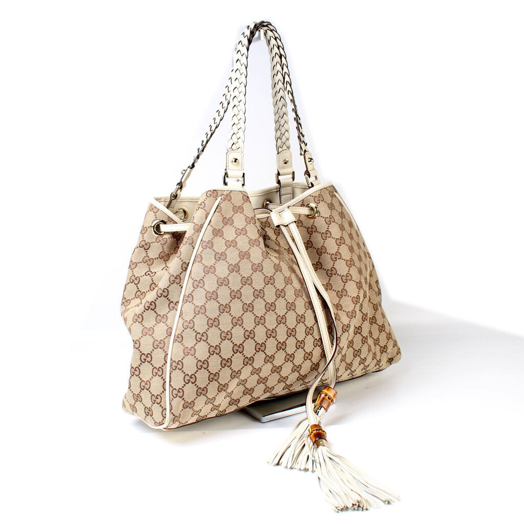 Gucci Peggy Braided Tote Bag
