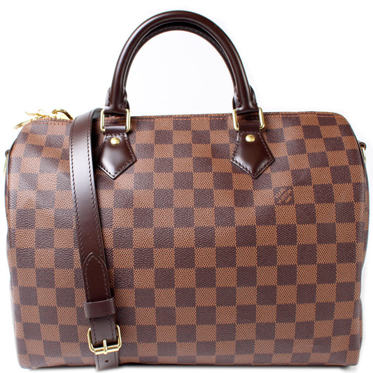 Louis Vuitton Speedy 30 Bandouliere Monogram Handbag Monogram 15