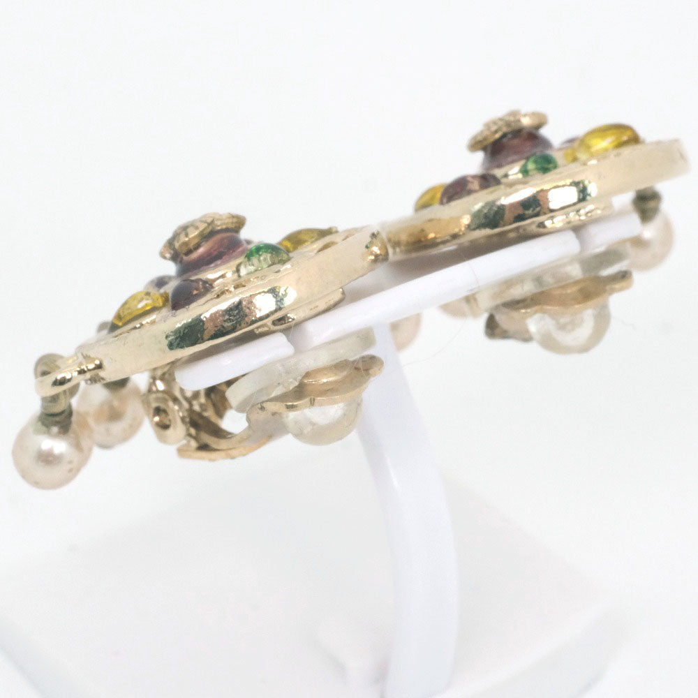 Chanel Coco Mark Earrings Fake Pearl Jewelry