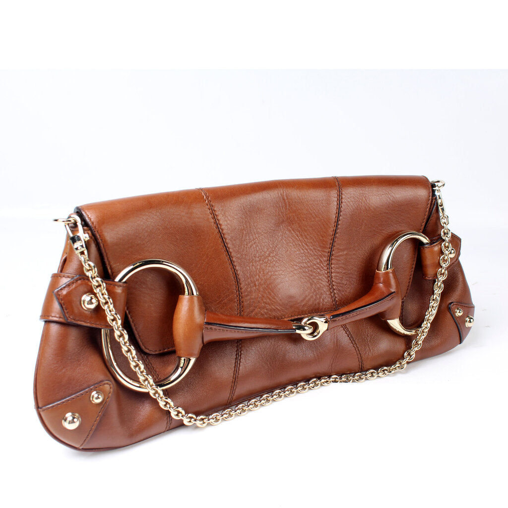 Gucci Horsebit Chain Clutch Bag