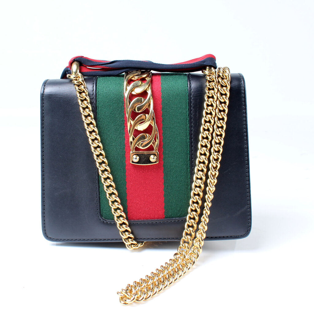 Gucci Sylvie Leather Mini Shoulder Bag
