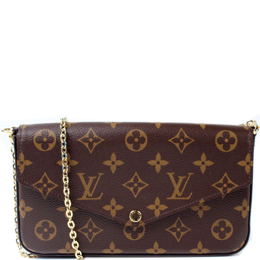 Louis Vuitton Pochette Felicie Monogram Clutch Bag Monogram 33