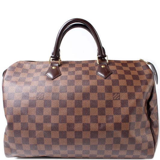 Louis Vuitton Speedy 35 Ebene Damier Handbag Ebene 15