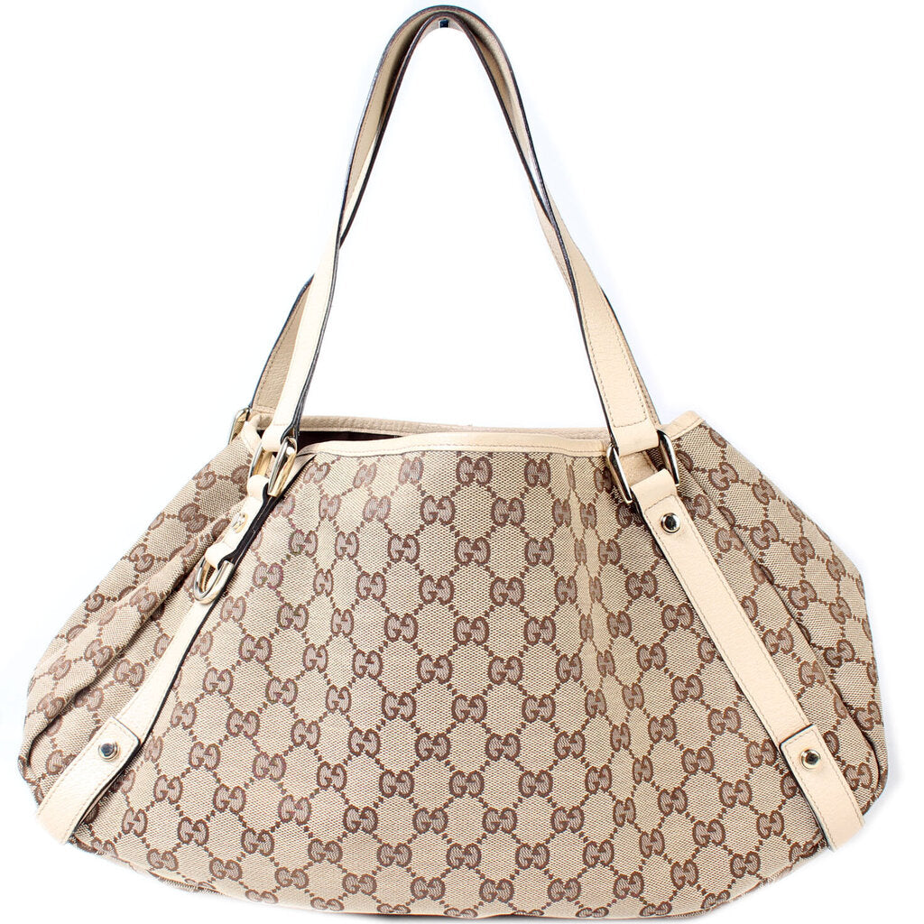 Gucci Abbey Canvas Medium Tote Bag Tote Medium